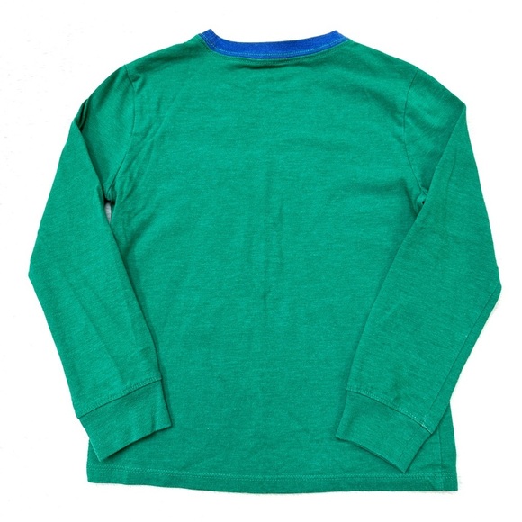 ⭐️ 5 for $25 Cat & Jack Kids Green Long Sleeve Shirt Size XS 4-5 - Picture 2 of 4